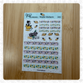 001 Lemon Washi Sticker Sheet