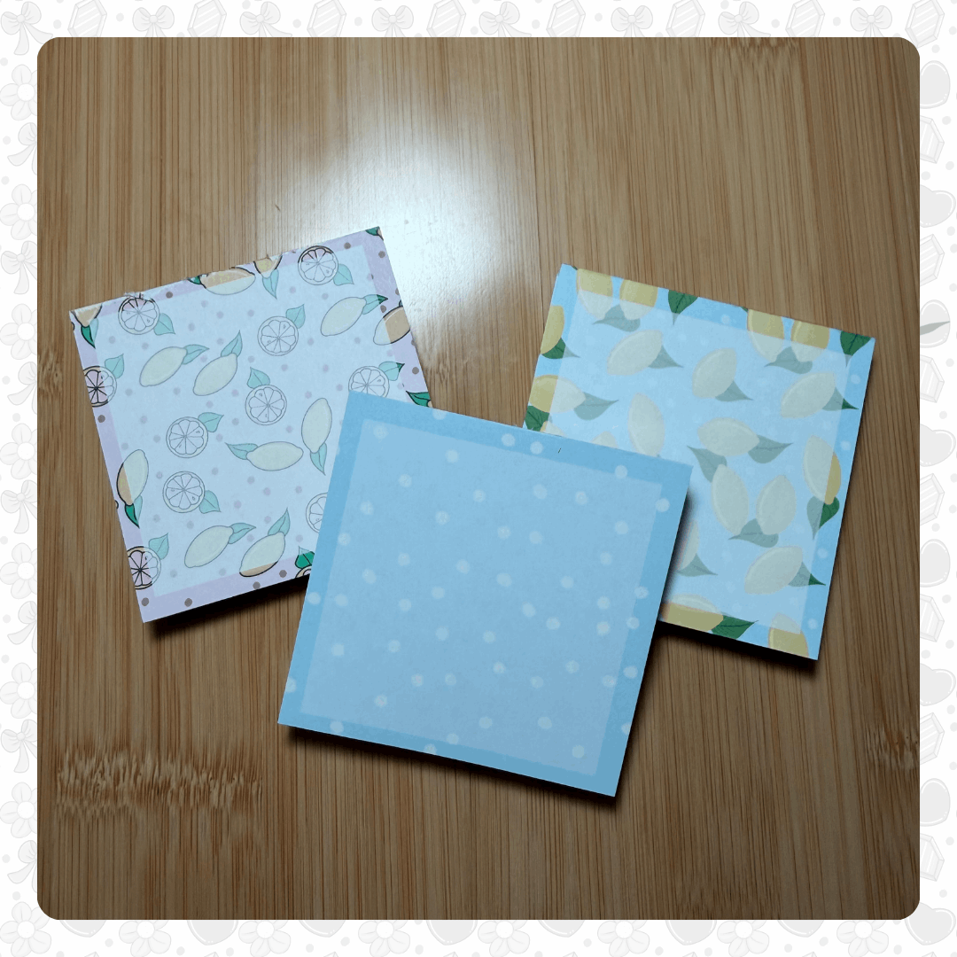 3 Mini Life And Lemons Notepads Bundle