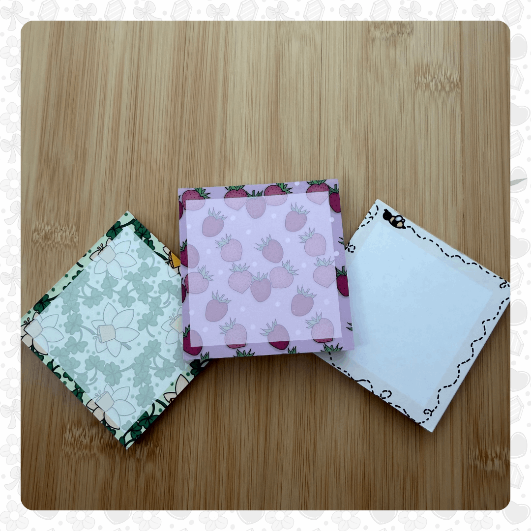 3 Mini Spring Notepads Bundle