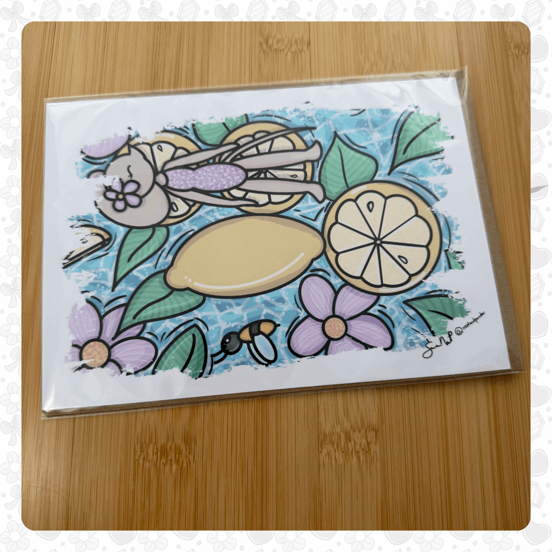 5x7 Lemon Rest Art Print