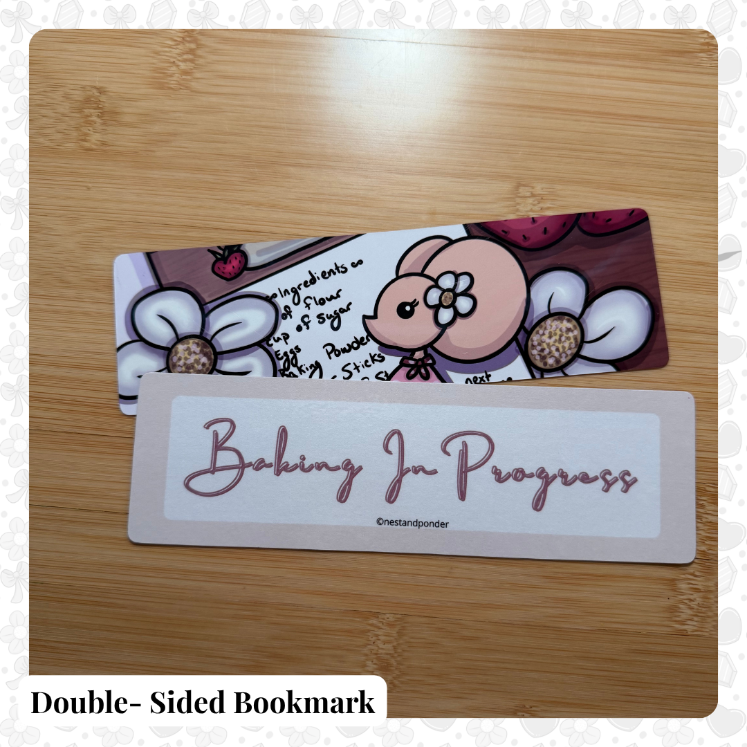 Baking In Progress Bookmark