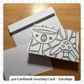 Bats And Chalices Greeting Card