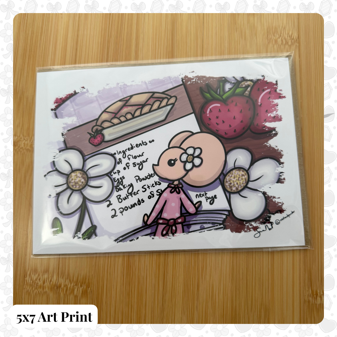 Berry Baking 5x7 Art Print