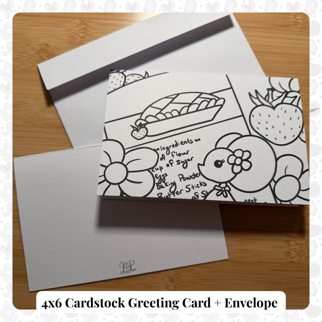 Cozy Recipe Greeting Card