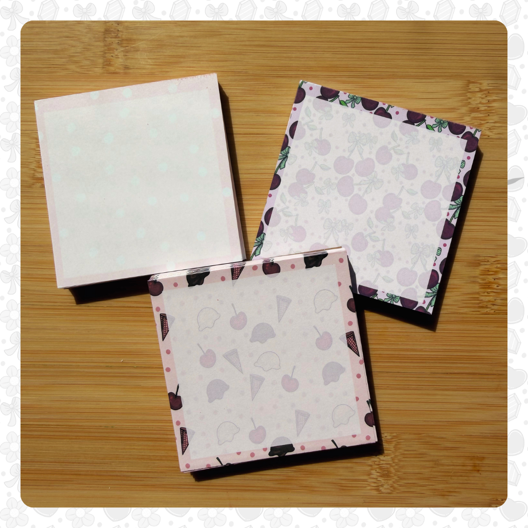 Cherry Surprise Mini Notepad Bundle