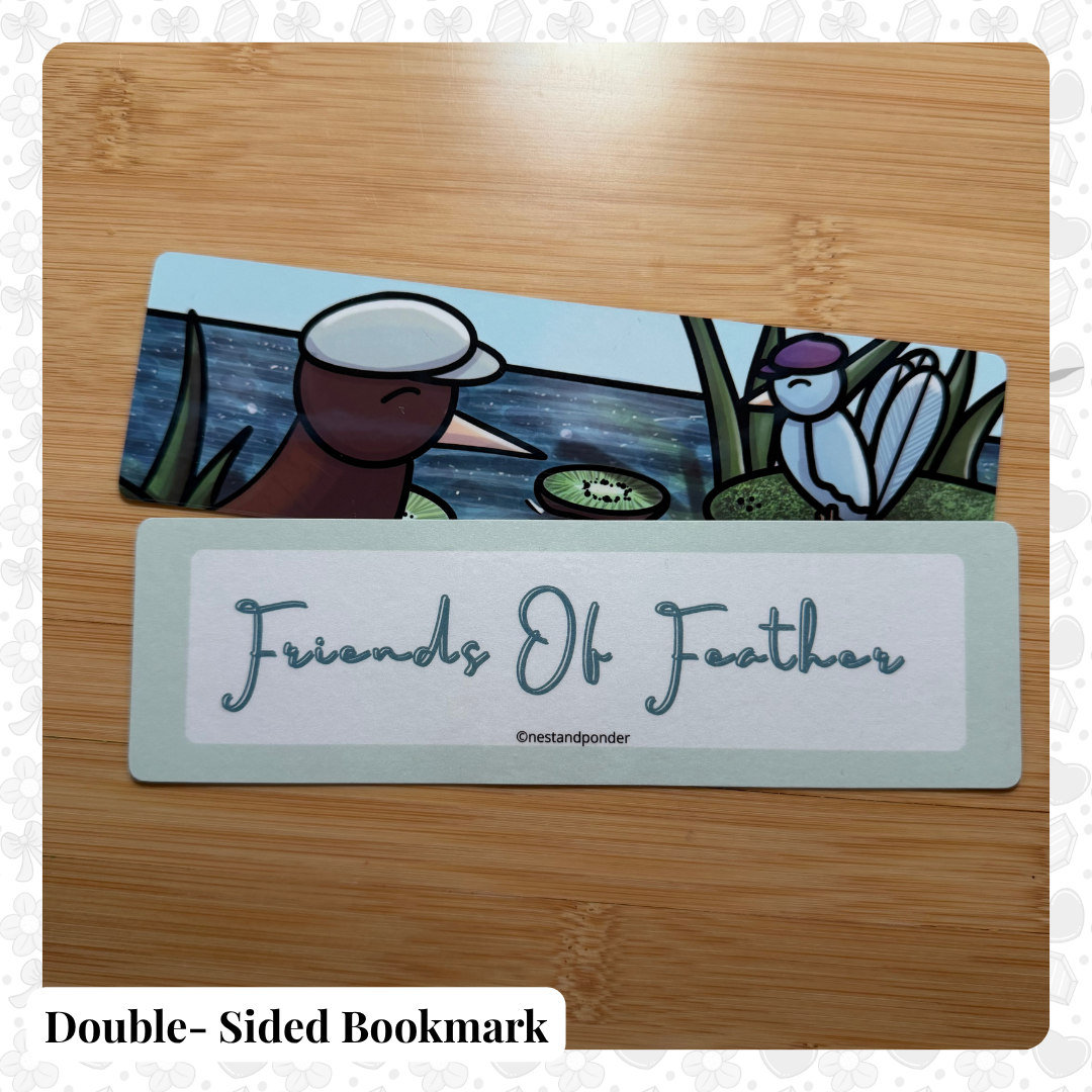 Friends Of Feather Bookmark