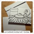 Java And Sunflower Greeting Card