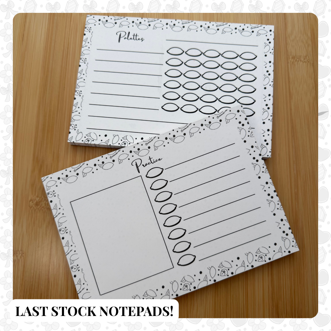 Lemon Coloring Planner Notepads Bundle
