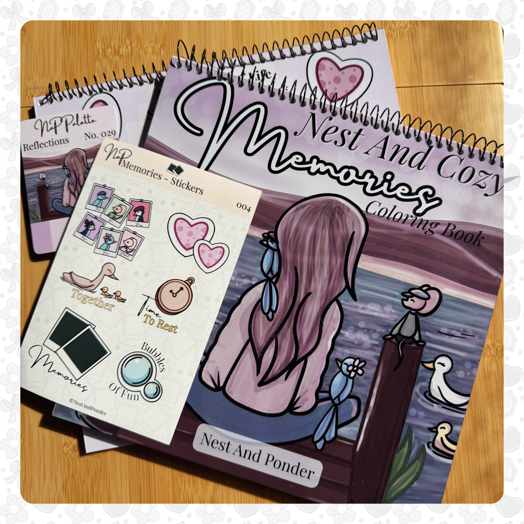 Nest And Cozy Memories CARDSTOCK Spiral