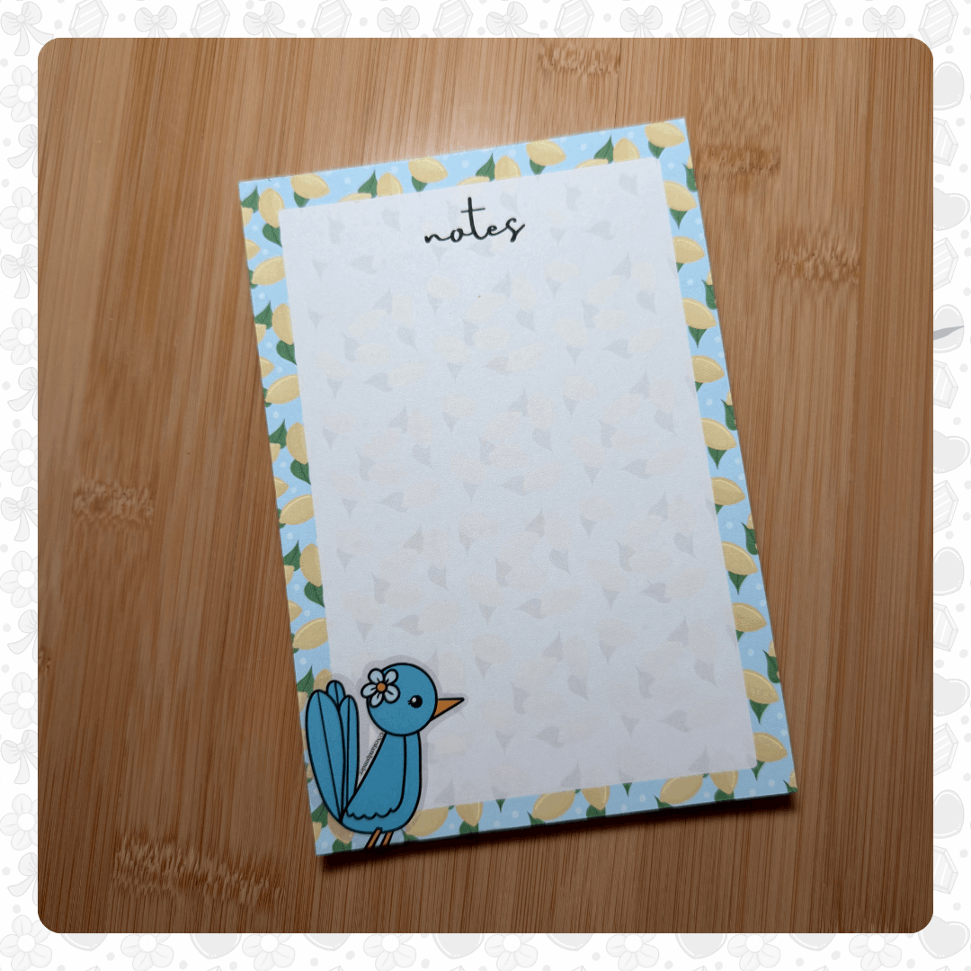 Posie Lemon Notepad 5-7