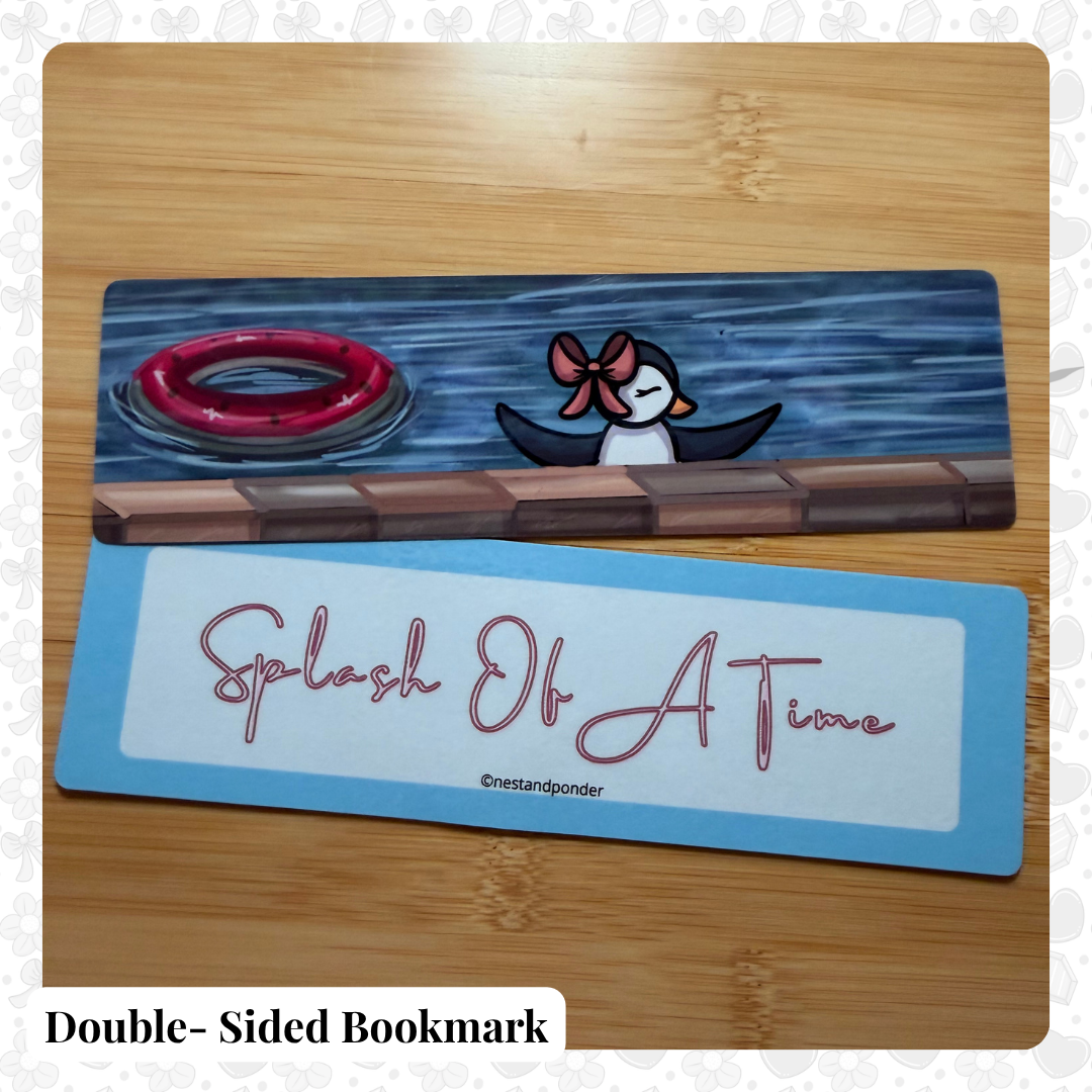 Splash Of A Time Bookmark