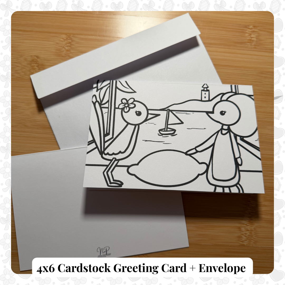 Summer Breeze Greeting Card