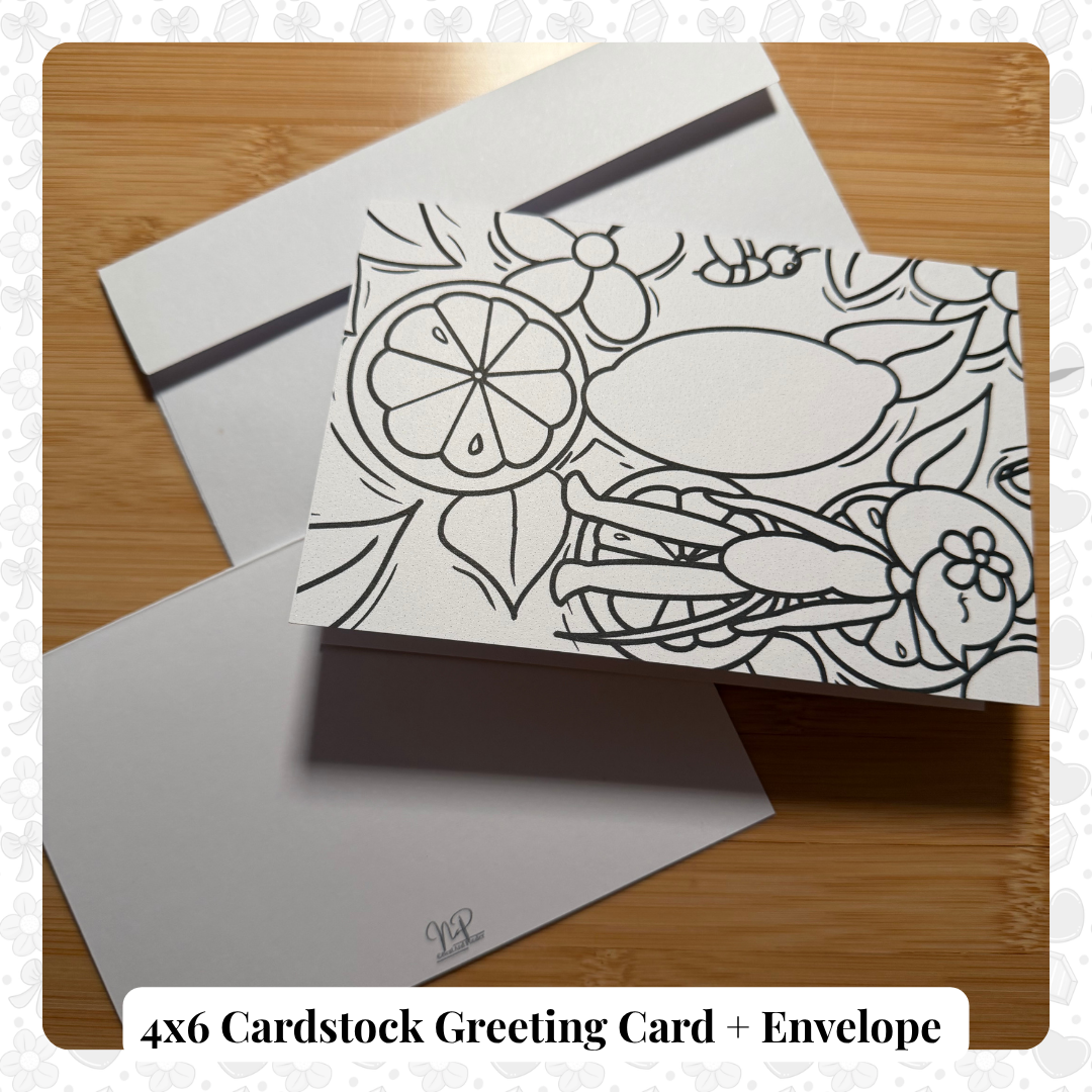 Zesty Rest Greeting Card